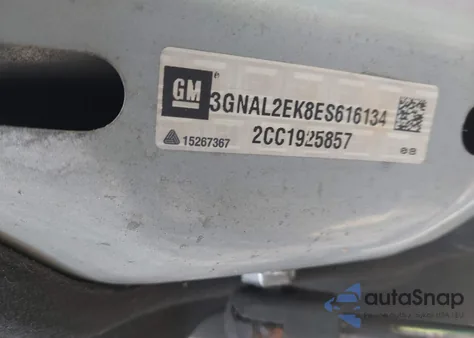 2014 Chevrolet Captiva Sport 2Ls z USA, uszkodzony, nr VIN 3GNAL2EK8ES616134